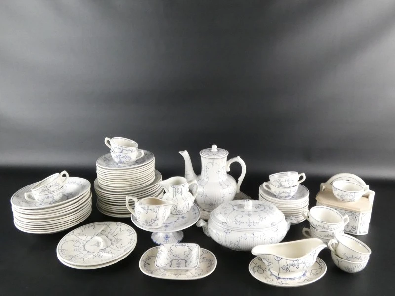 Uitgebreide set vintage Boch Copenhague servies