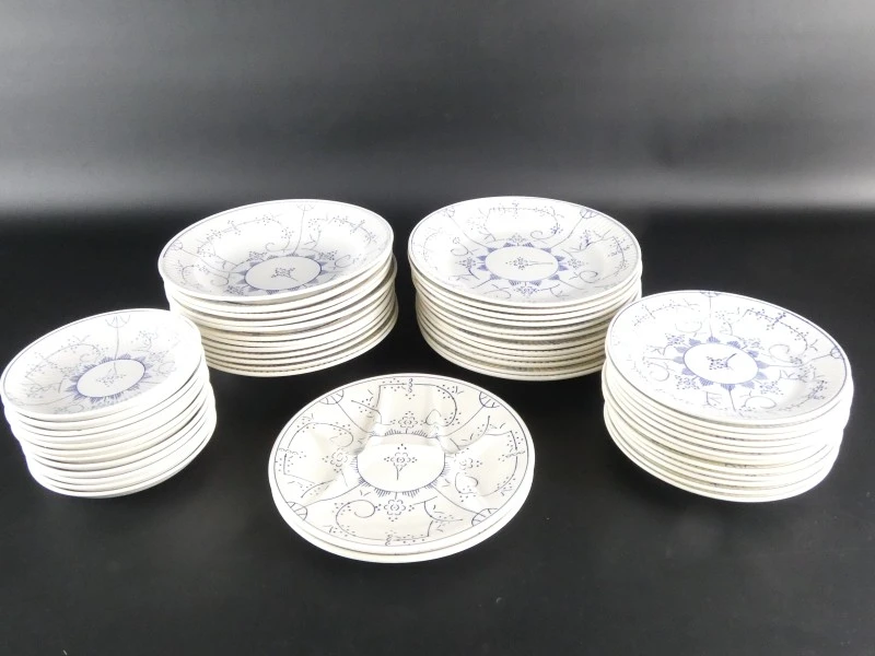 Uitgebreide set vintage Boch Copenhague servies