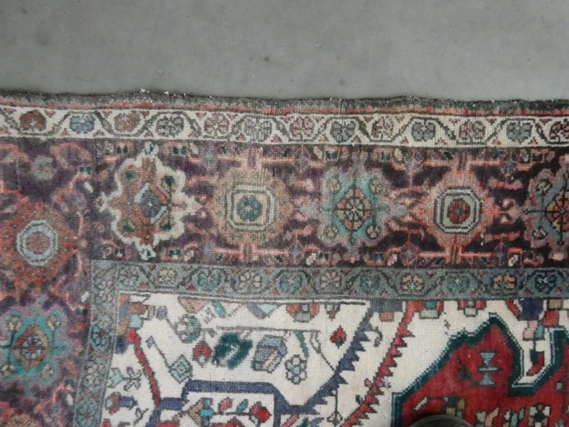 Vintage Handgeknoopt Kars Tapijt