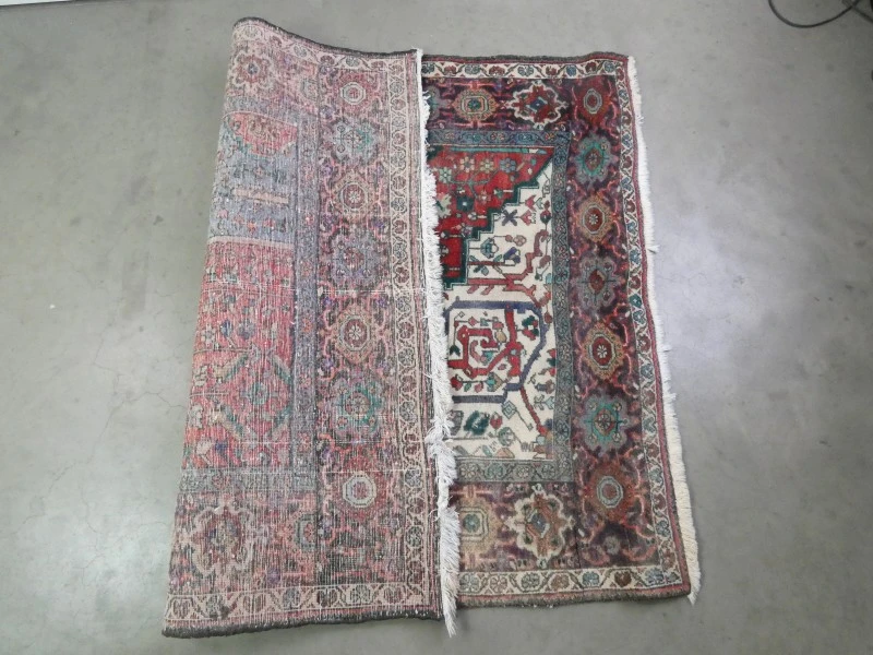 Vintage Handgeknoopt Kars Tapijt