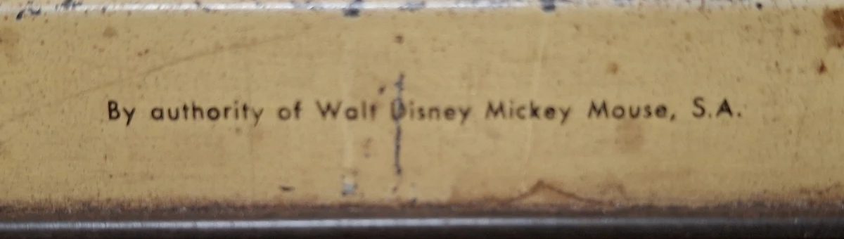 Vintage blikken koekentrommel Walt Disney