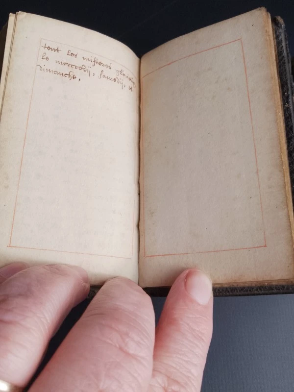 Uniek en zeldzaam gebedenboek 17de eeuw