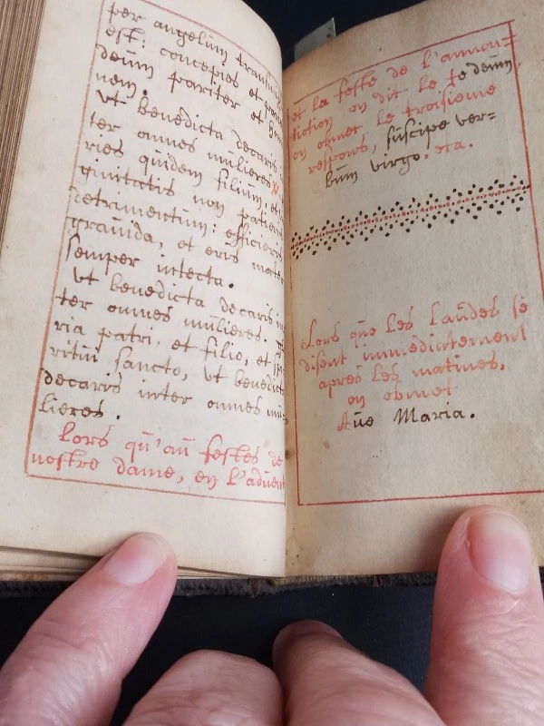 Uniek en zeldzaam gebedenboek 17de eeuw