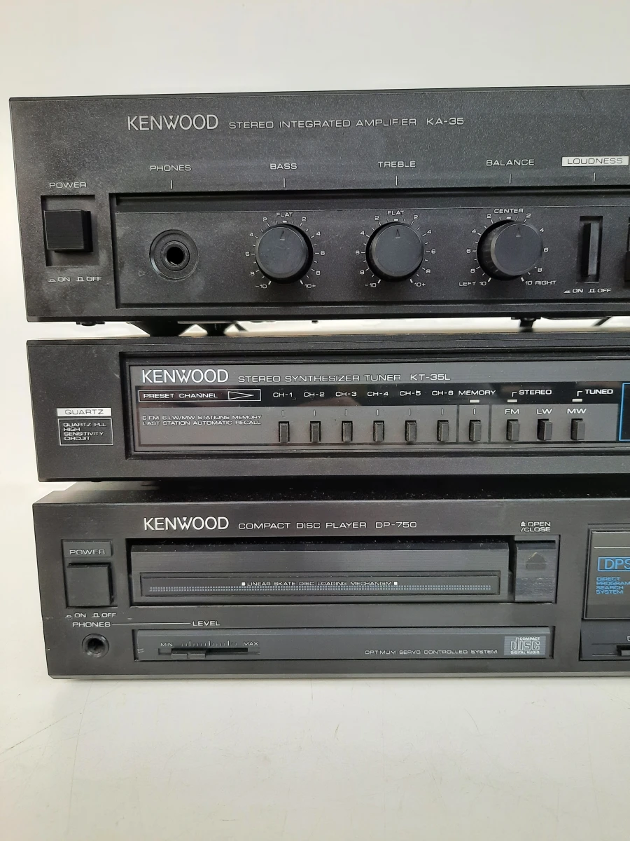 Vintage Kenwood Hifi-Set (Jaren '80) – Versterker, Tuner & CD-speler