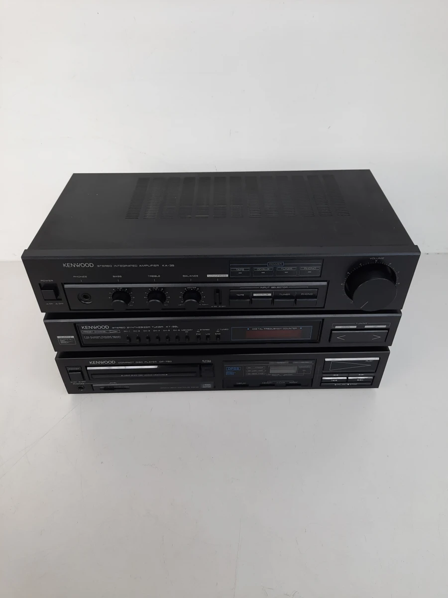 Vintage Kenwood Hifi-Set (Jaren '80) – Versterker, Tuner & CD-speler