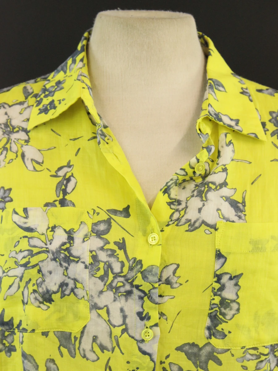 Weekend Max Mara - blouse in ramie met bloemenprint