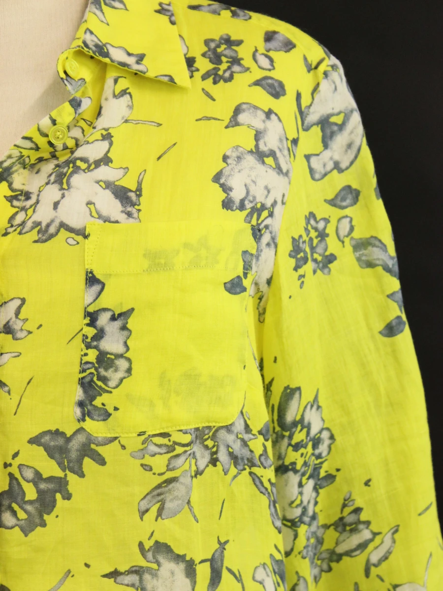 Weekend Max Mara - blouse in ramie met bloemenprint