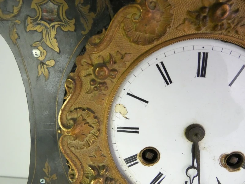 Vintage decoratieve kolompendule