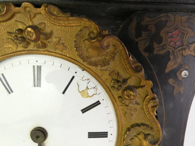 Vintage decoratieve kolompendule