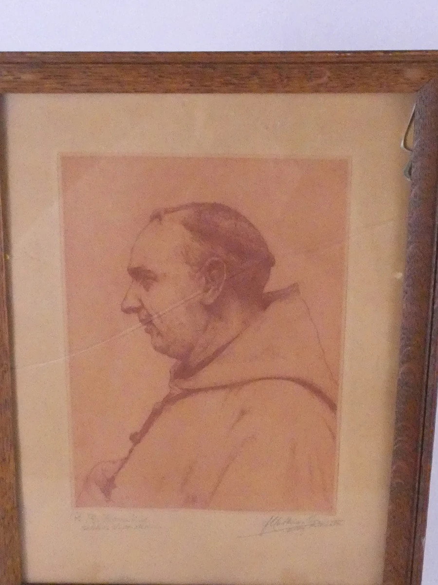 Pater Mathias Cox – Portret van Abt Tarcisius