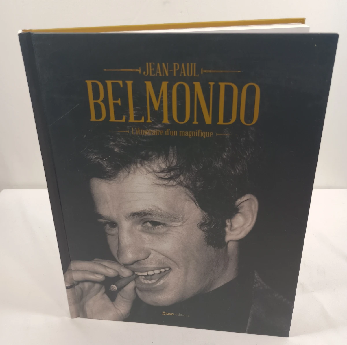 Groot lot boeken, tijdschriften en poster over Jean-Paul Belmondo