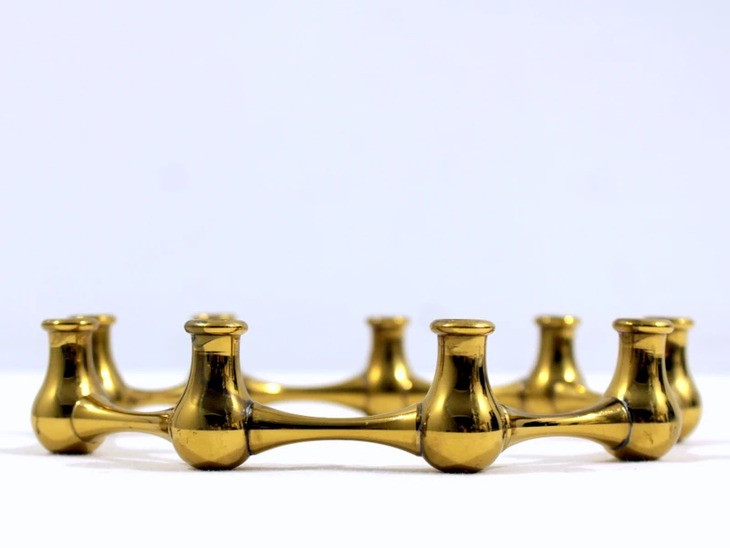 Jens Quistgaard vintage kandelaar Dansk Designs jaren 60