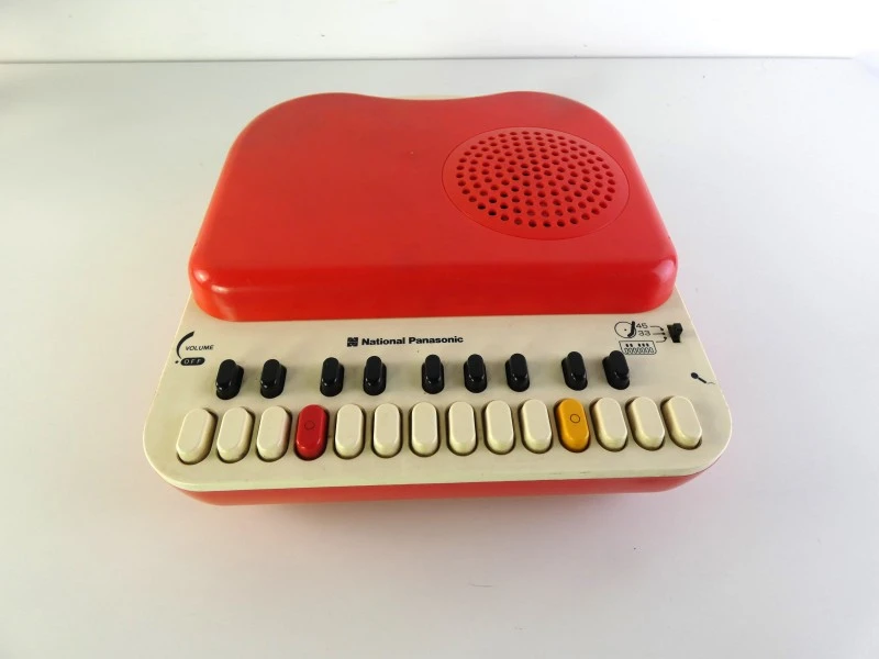 Vintage Panasonic platenspeler met orgel
