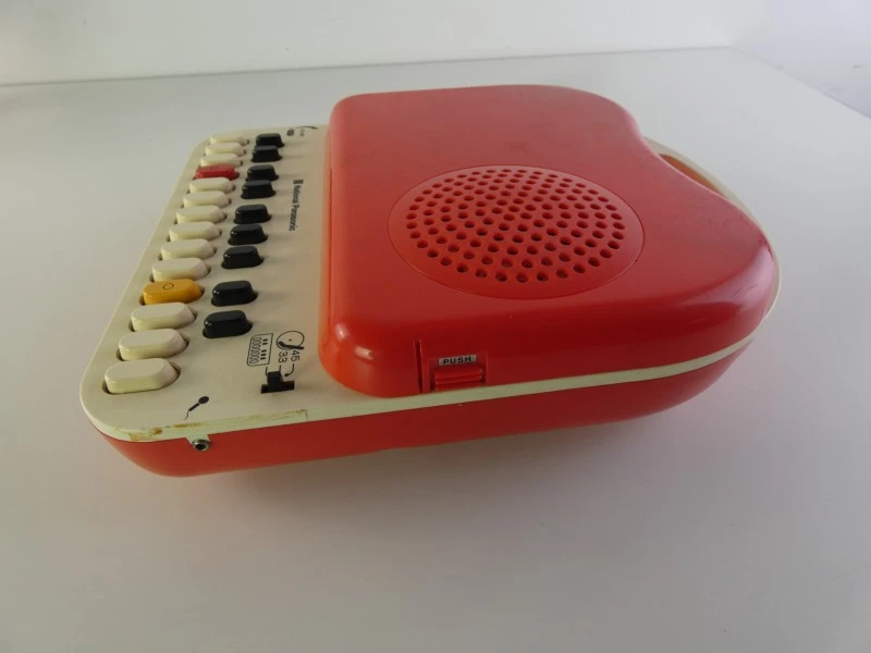 Vintage Panasonic platenspeler met orgel