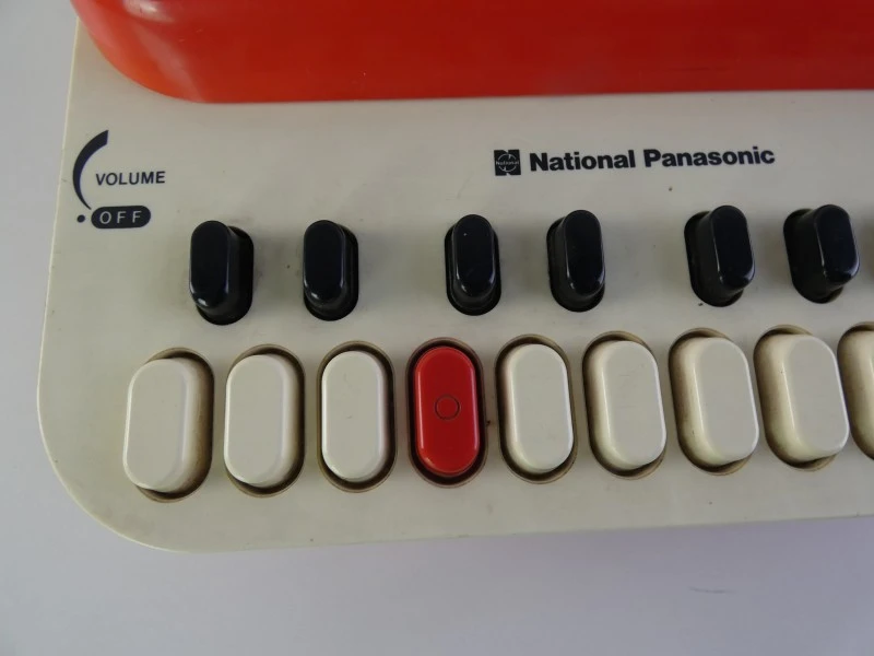 Vintage Panasonic platenspeler met orgel