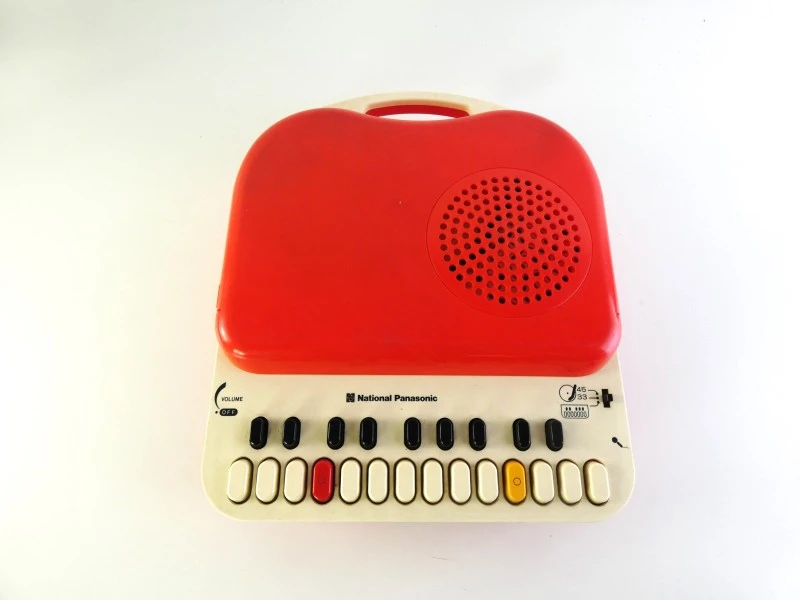 Vintage Panasonic platenspeler met orgel