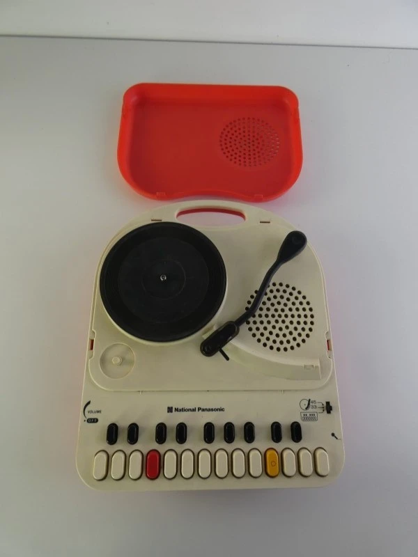 Vintage Panasonic platenspeler met orgel