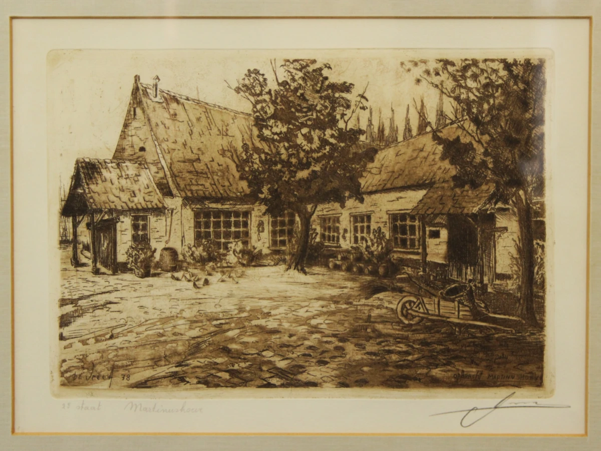 Ets 'Martinushoeve Zandvliet' 1978 Albert De Vree (1942-2022)