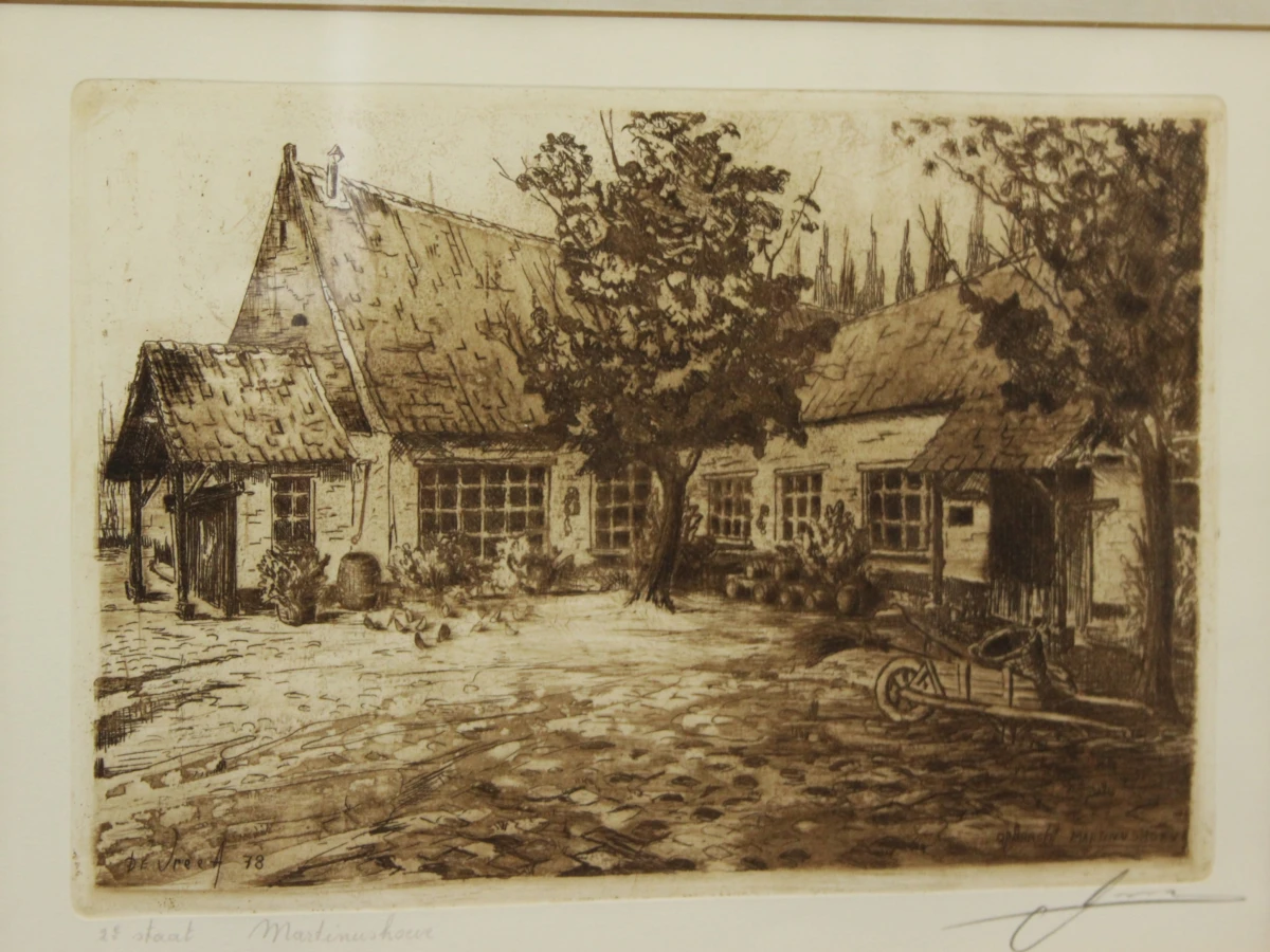 Ets 'Martinushoeve Zandvliet' 1978 Albert De Vree (1942-2022)