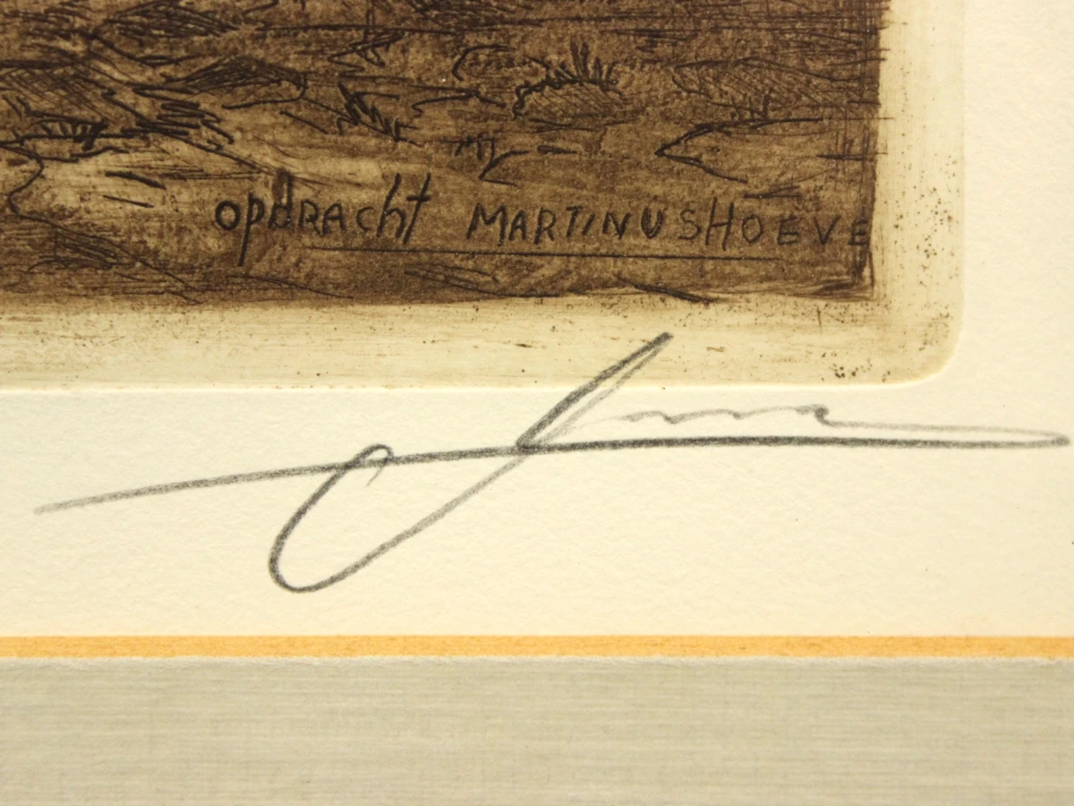 Ets 'Martinushoeve Zandvliet' 1978 Albert De Vree (1942-2022)