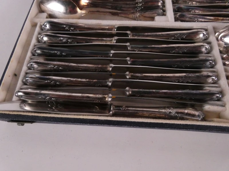 Vintage EKA Verzilverde Bestekset 60-delig in doos