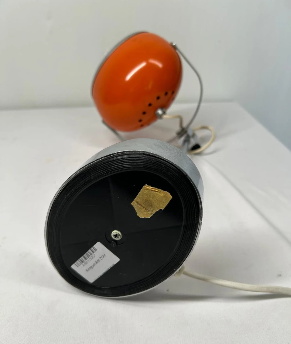 Retro oranje bureaulamp
