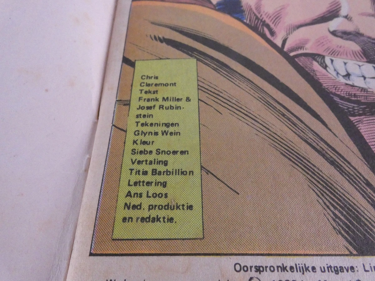 Wolverine – Limited Serie nr. 2 (Junior Press, 1985)