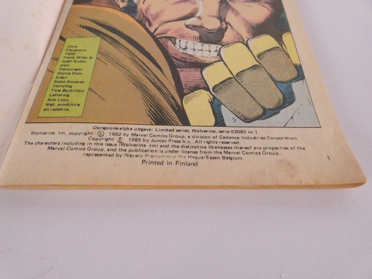 Wolverine – Limited Serie nr. 2 (Junior Press, 1985)