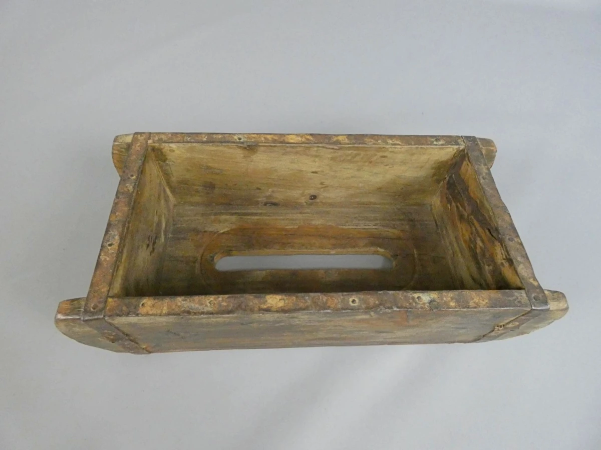 Antieke houten baksteenmal