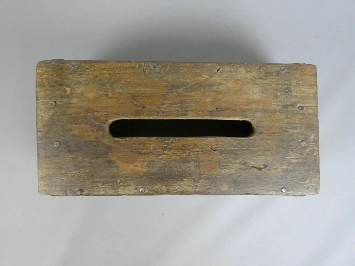 Antieke houten baksteenmal