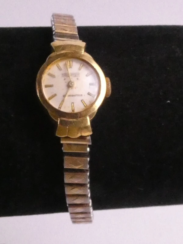 Vintage Pontiac Horloge (Swiss Made, 18K goud)