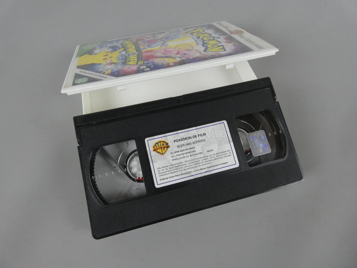 Pokémon Film Trilogy (1 t/m 3) op VHS - Nederlands Gesproken