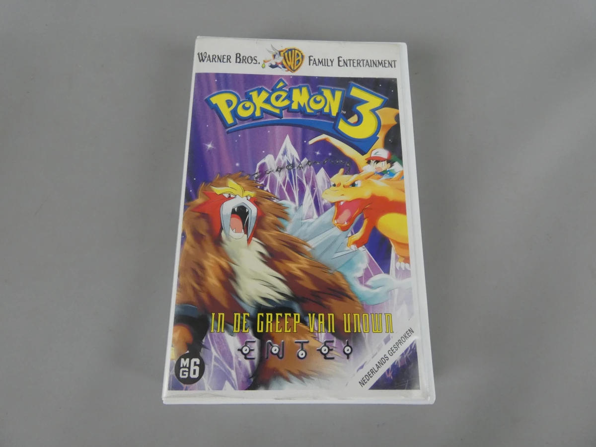Pokémon Film Trilogy (1 t/m 3) op VHS - Nederlands Gesproken