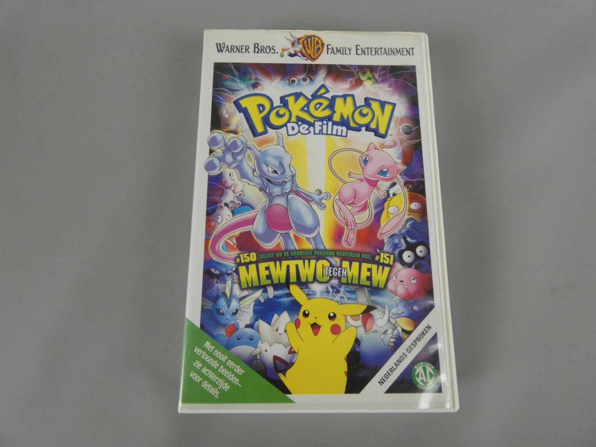Pokémon Film Trilogy (1 t/m 3) op VHS - Nederlands Gesproken