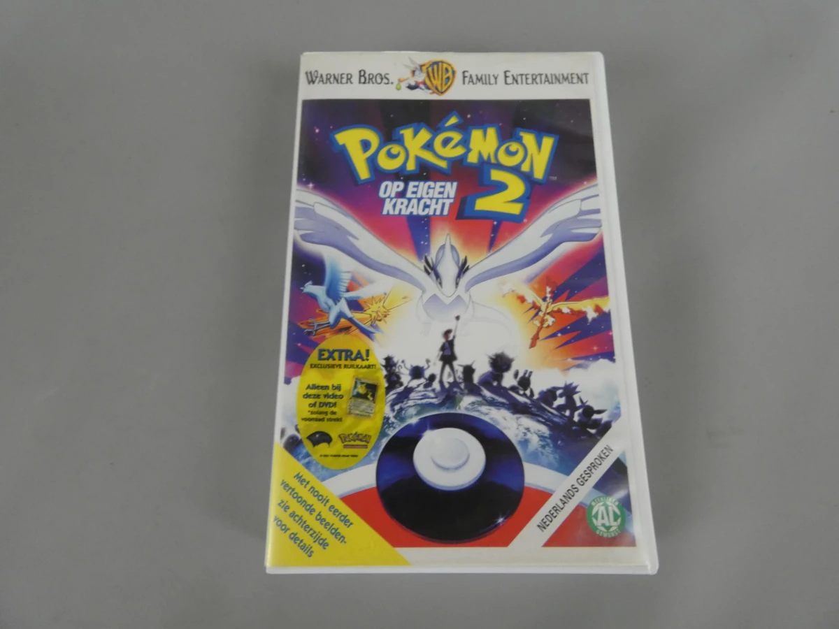 Pokémon Film Trilogy (1 t/m 3) op VHS - Nederlands Gesproken