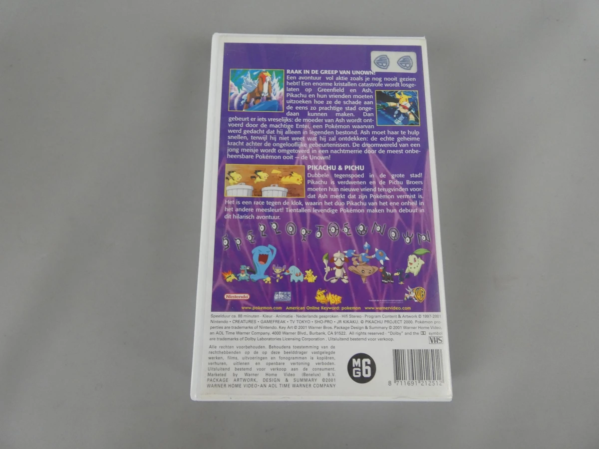 Pokémon Film Trilogy (1 t/m 3) op VHS - Nederlands Gesproken