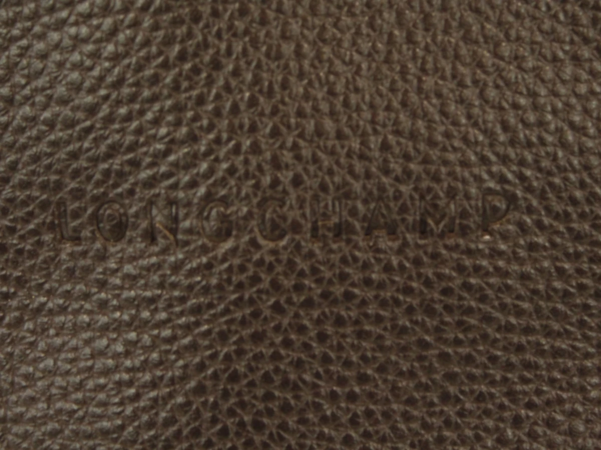 Longchamp - klassieke handtas donkerbruin leder - made in France