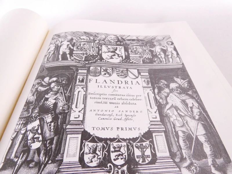 Flandria Illustrata, door Antonius Sanderus, in facsimile