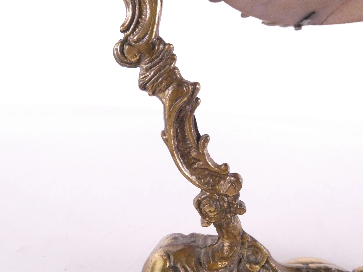 Tafelspiegel met messing frame