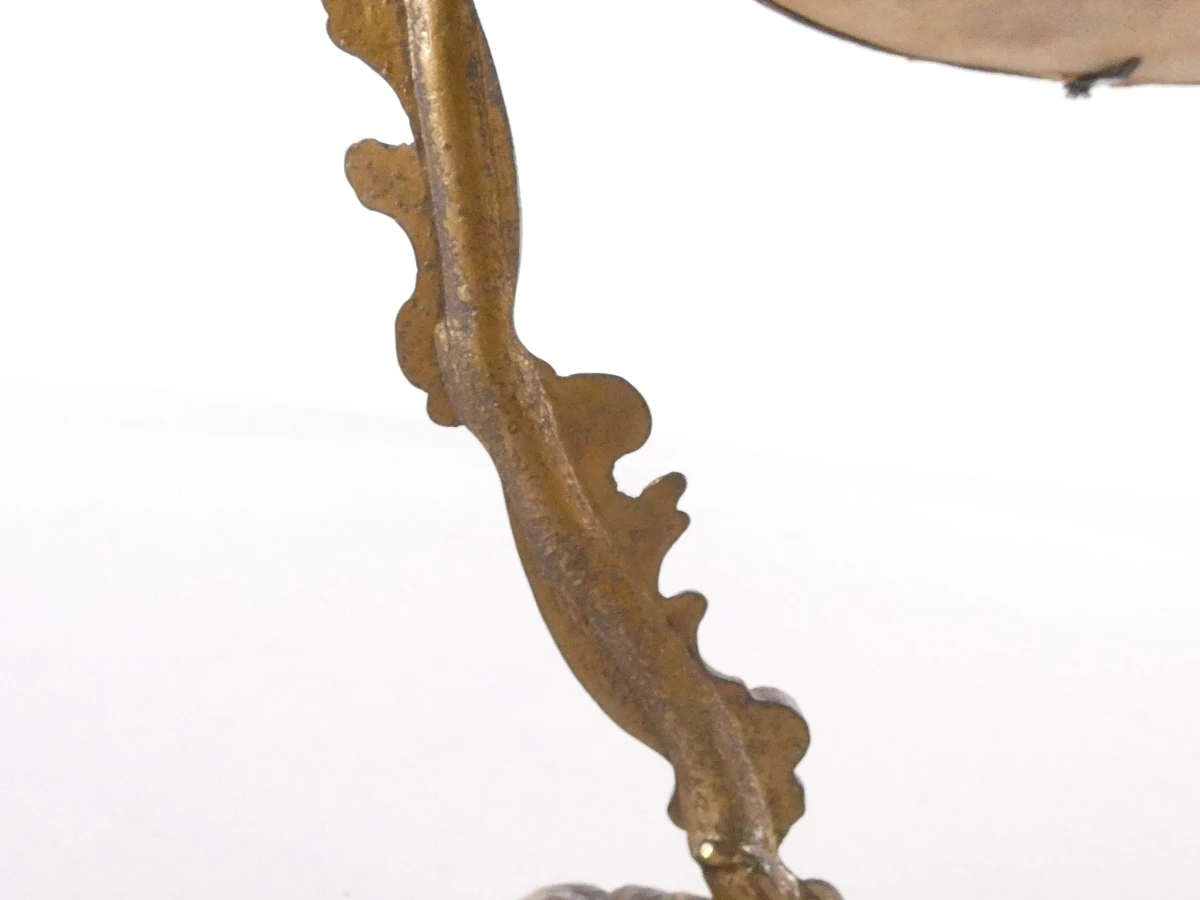 Tafelspiegel met messing frame