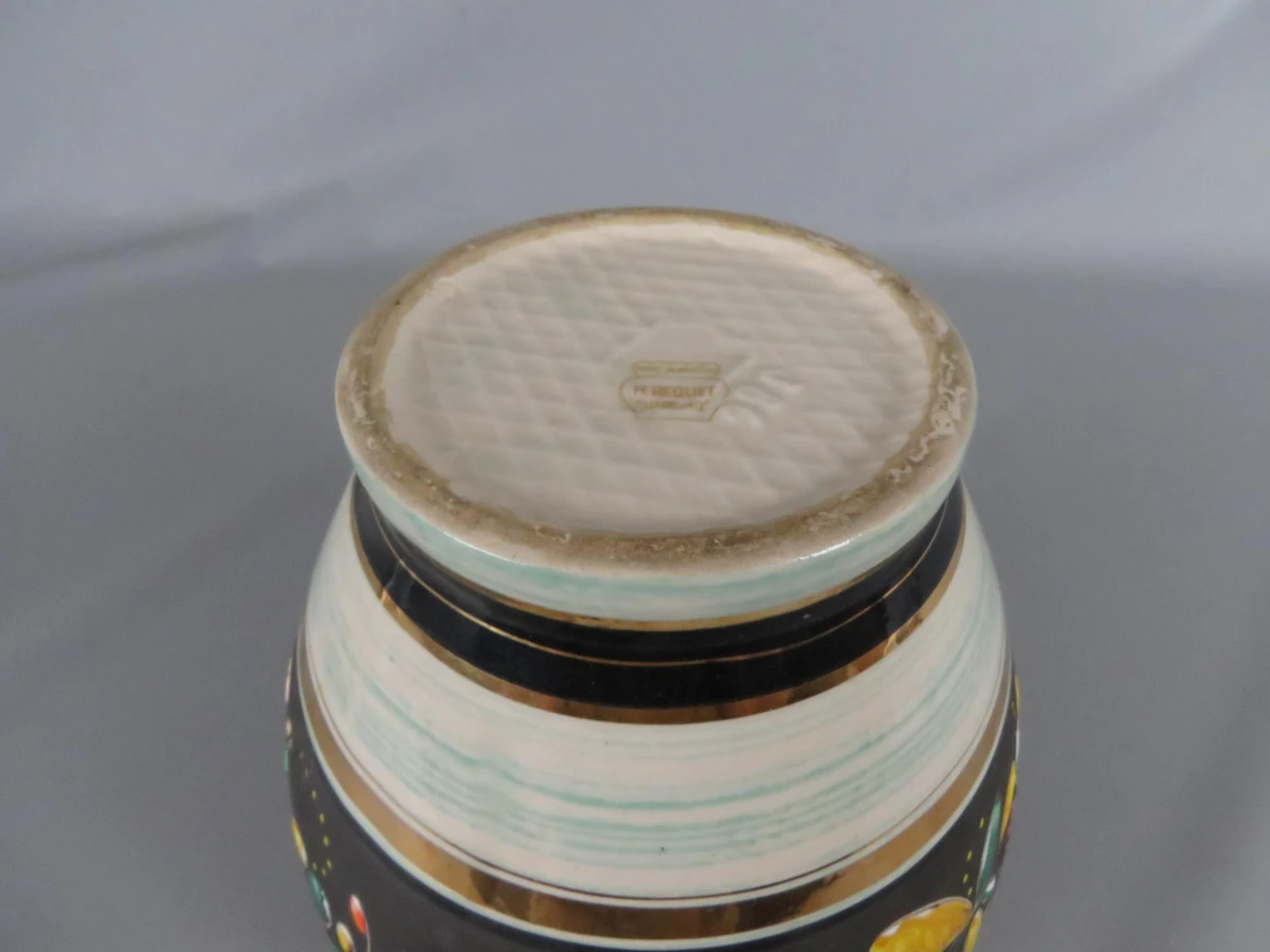 H. Bequet Quaregnon vaas en pot met deksel