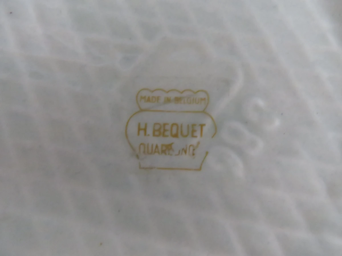 H. Bequet Quaregnon vaas en pot met deksel