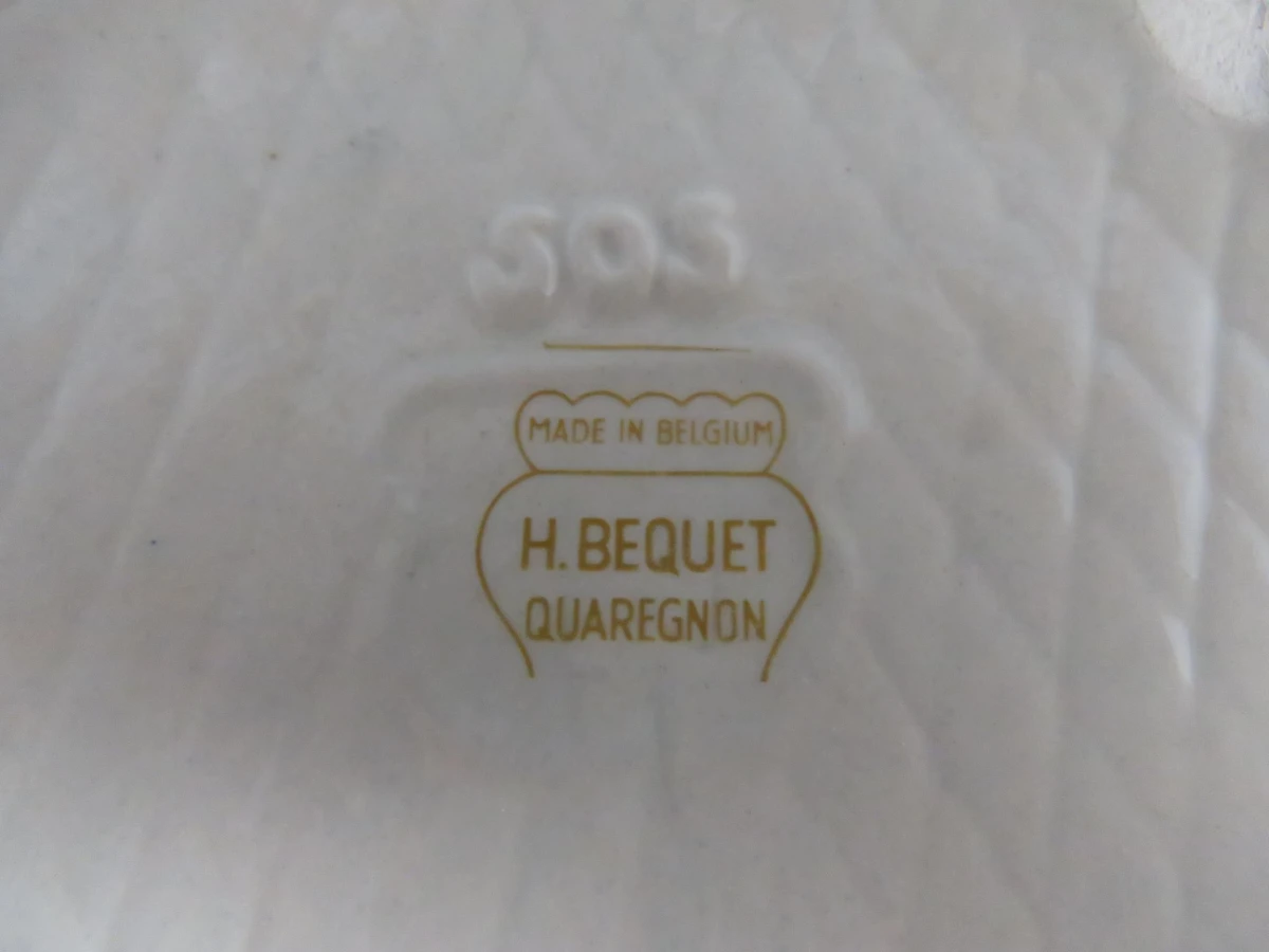 H. Bequet Quaregnon vaas en pot met deksel