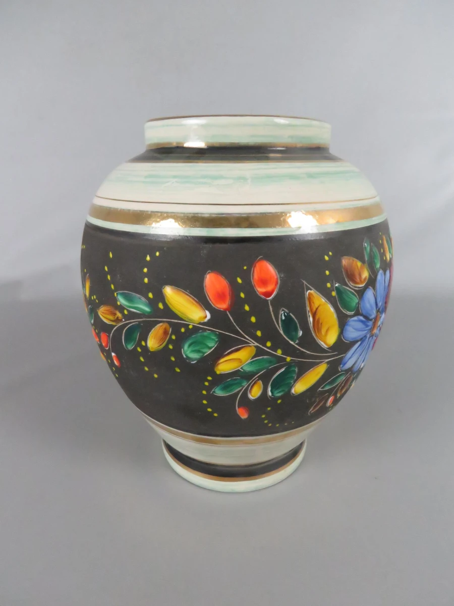 H. Bequet Quaregnon vaas en pot met deksel