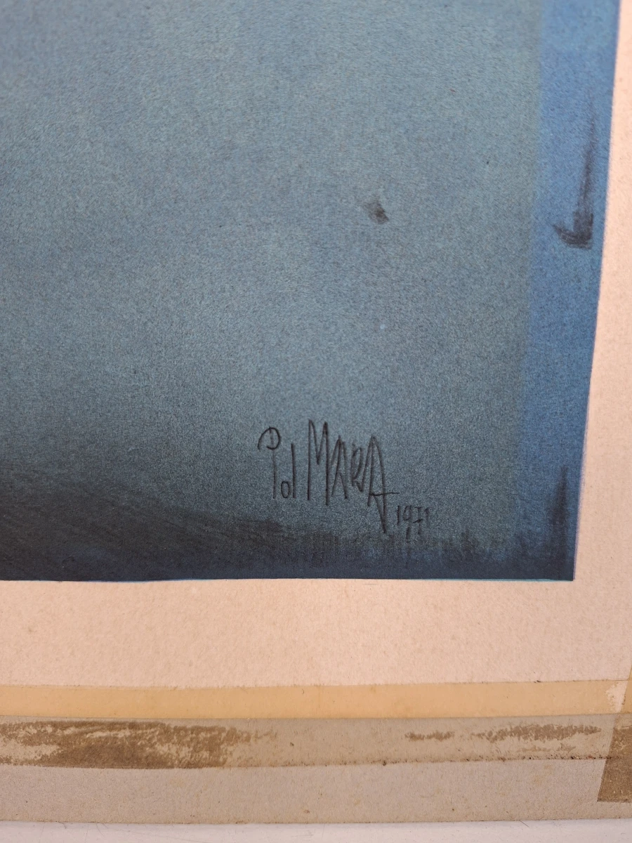 🖼️ Pol Mara – De Evenwichtige Dame (1971) – Handgenummerde Litho (Oplage 325) 🖼️