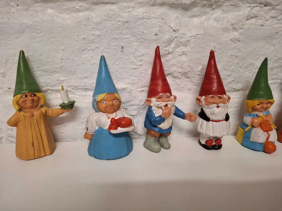 Retro David de Kabouter figuren