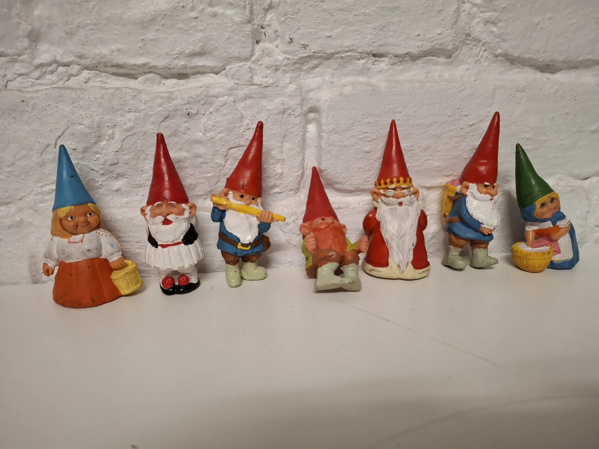 Retro David de Kabouter figuren