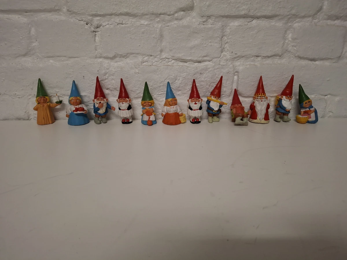 Retro David de Kabouter figuren