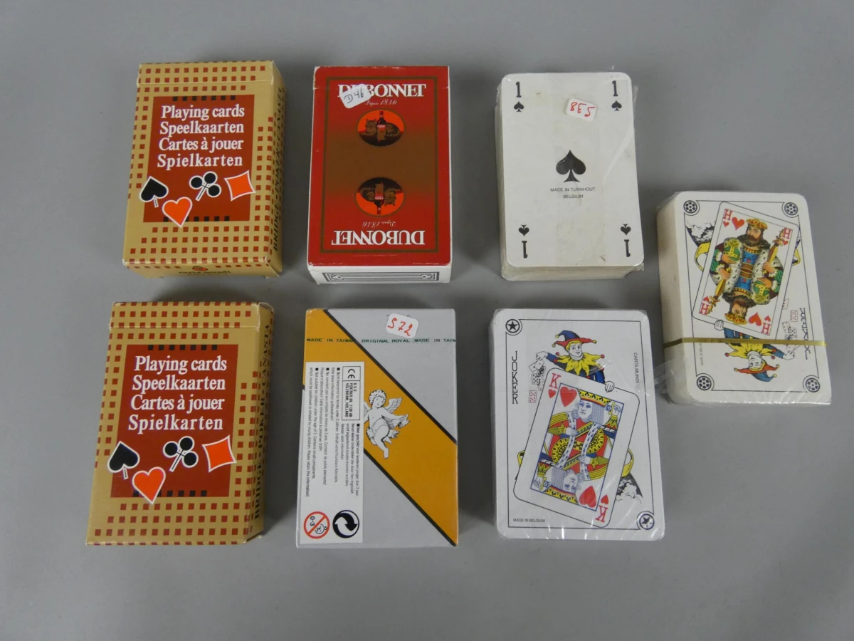 Verzameling nieuwstaat Speelkaarten (7 Sets)