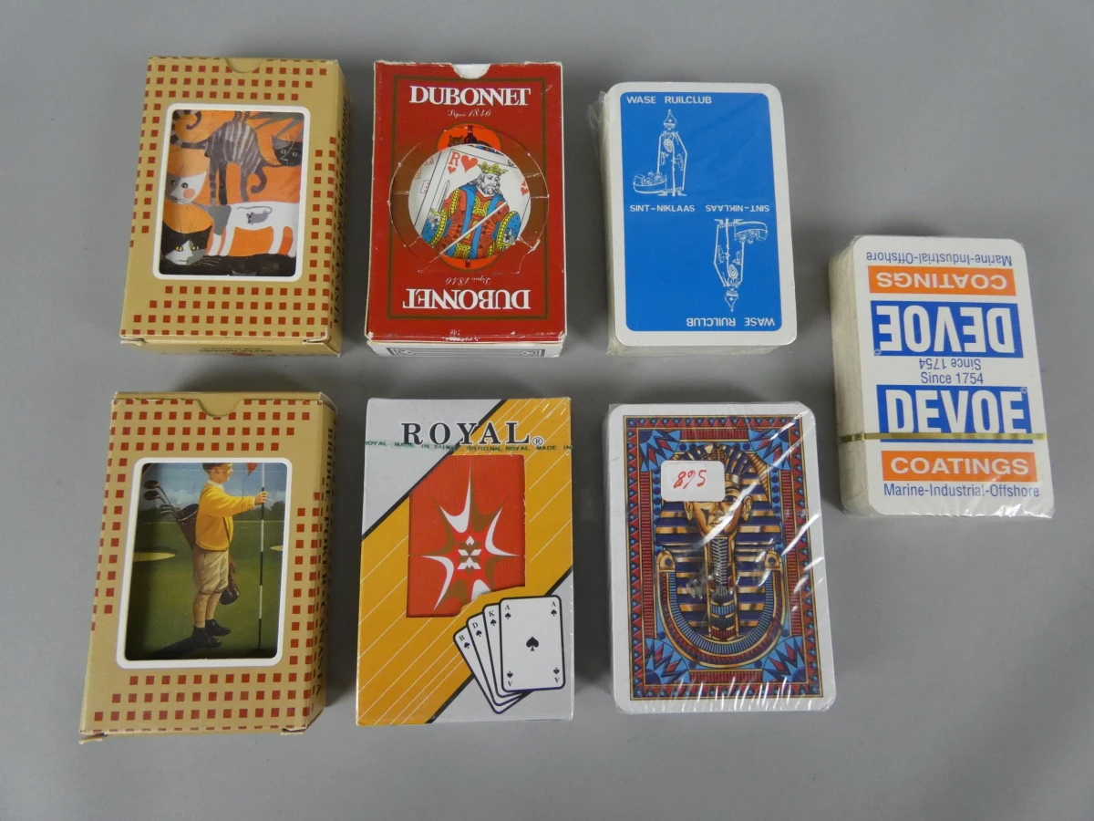 Verzameling nieuwstaat Speelkaarten (7 Sets)
